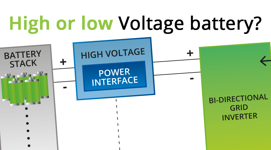 Storage high or low Voltage battery?
