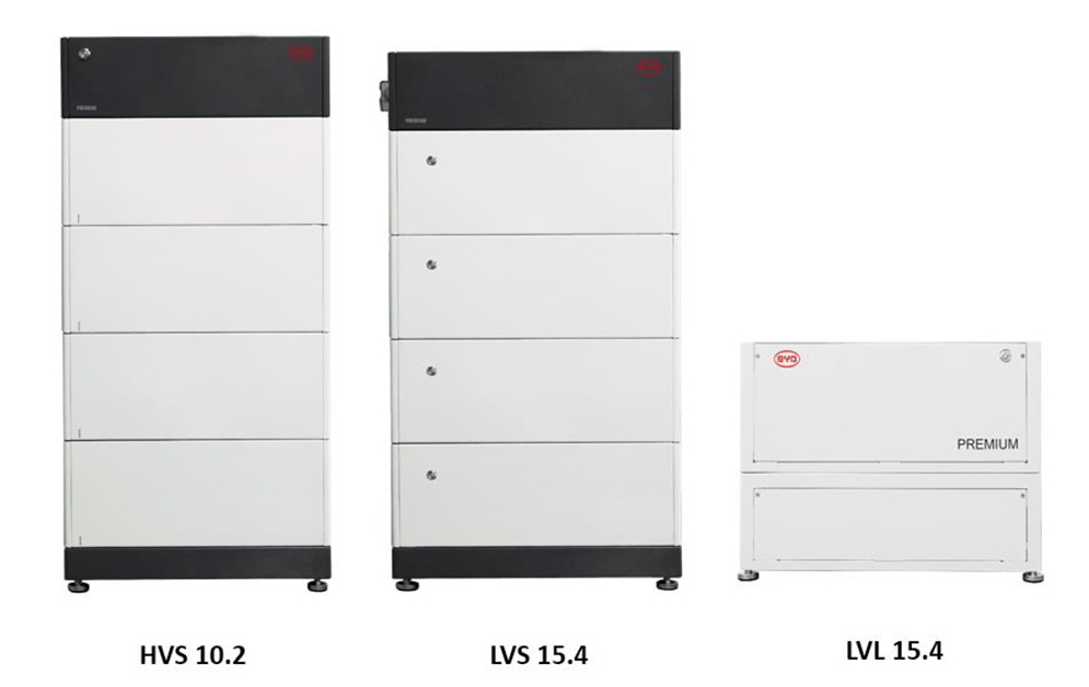 BYD: Battery-Box Premium HVS / HVM - high voltage - from 5.1 to 66.2 kWh -  VP Solar