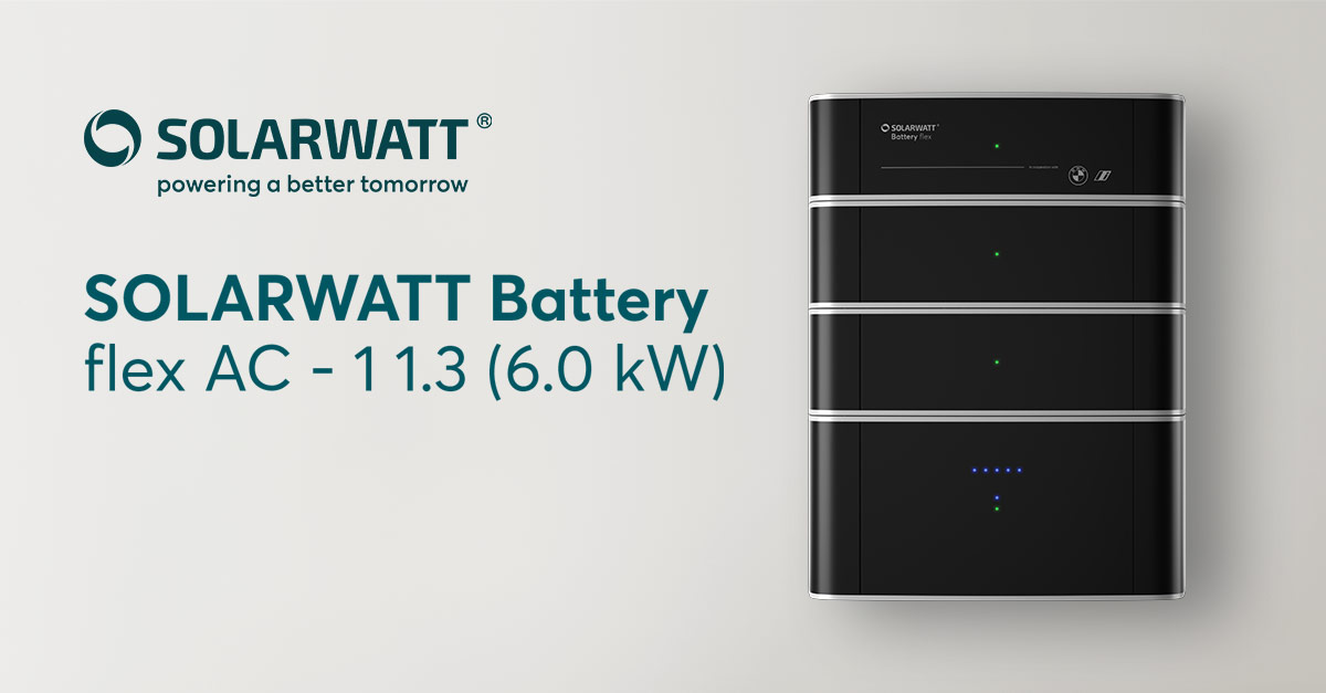 SOLARWATT Battery flex sistemi da 4,8 kWh a 57,6 kWh