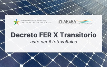 Decreto FER X Transitorio: aste per il fotovoltaico