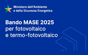 Bando MASE 2025 per fotovoltaico e termo-fotovoltaico