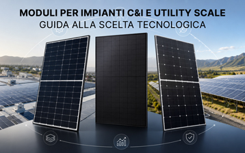 Moduli fotovoltaici per impianti C&I e Utility Scale: guida alla scelta tecnologica