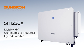 Sungrow SH125CX: inverter ibrido C&I ad alte prestazioni per fotovoltaico e accumulo industriale