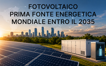 Fotovoltaico prima fonte energetica mondiale entro il 2035: le previsioni di Bloomberg NEF