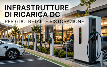 Infrastrutture di ricarica DC per GDO, retail e ristorazione: una nuova opportunità per la mobilità elettrica