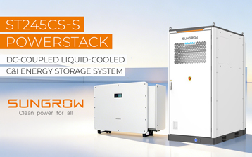 Sungrow PowerStack ST245CS-S-2H: sistema di accumulo BESS DC-Coupled da 249 kWh per il C&I